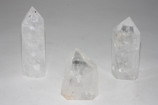 Rock crystal points, polished B