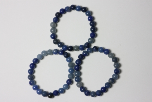 Blauquarz Kugelarmband 8 mm