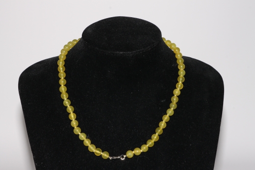 Kugelkette 8mm/50cm Olivejade