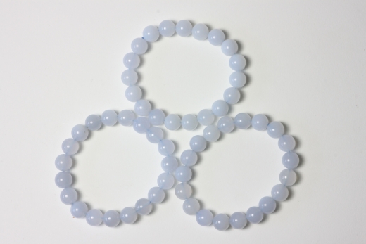 Chalcedon Kugelarmband 10 mm