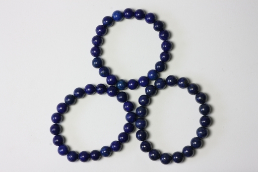 Lapis farbeh. Kugelarmband 10 mm