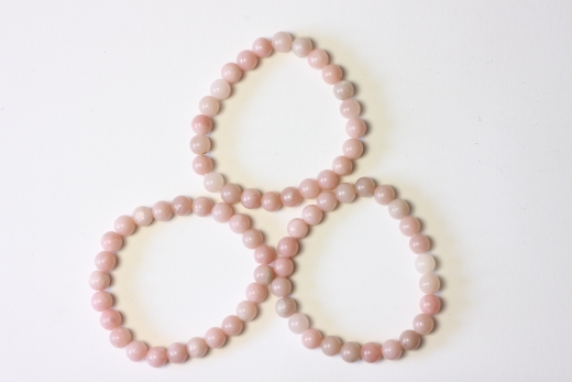 Pink Opal Kugelarmband 8 mm