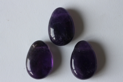 5erSet Amethyst dunkel A/B Trommelst. geb.