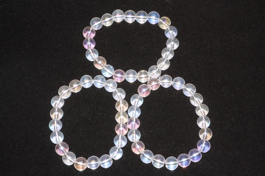 Angel Aura / Glas Kugelarmband 10 mm