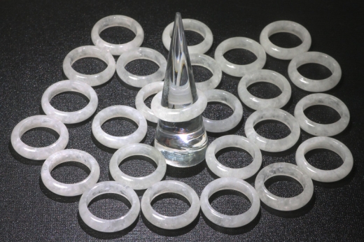 10erSet Bergkristall Ringe ca.5-5,5mm