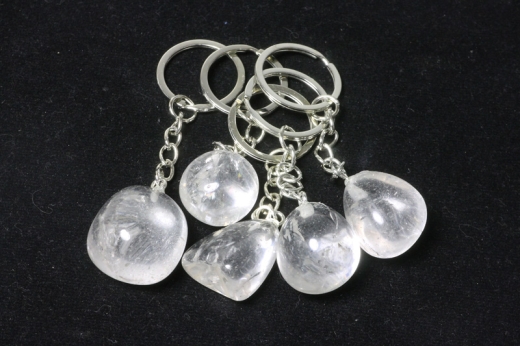 Set of 10 keychains crystal