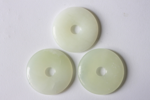 3erSet China-Jade 40mm Donuts