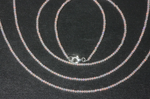 Opal Kugelkette fac. ca.2mm/45cm