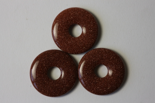 3erSet Goldfluß synth. 30mm Donuts