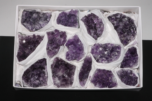 1 Medium-Karton Amethyst-Stufen Uruguay A