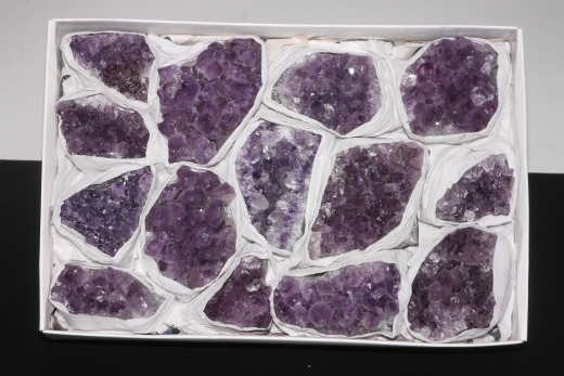 Medium-Flat Amethyst-Stufen Uruguay B