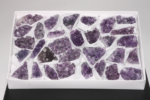 1 Large-Karton Amethyst-Stufen Uruguay B