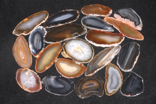 50erSet Achatplatten 4-6cm A/B-Qual.