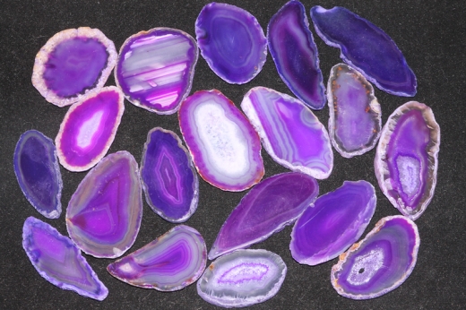 50erSet Achatplatten 4-6cm A/B-Qual.