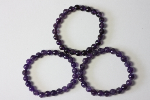 Amethyst Kugelarmband 8 mm