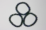 Azurit-Malachit (stab.) Kugelarmband 8 mm