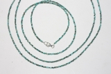 Chrysocolla necklace fac. approx. 2mm/45cm