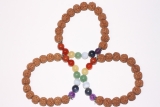 Chakra Kugelarmb. Rudraksha