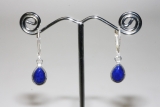 Lapis Ohrhänger Tropfen ca.6x9mm 925erSilber