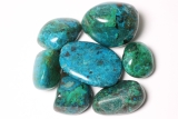 0,25kg Chrysocoll Trommelsteine Peru