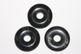 10pcs. black Jasper 30mm Donuts