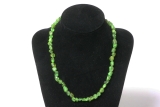 Peridot Nugget-Kette ca.6-9mm/40cm+5cm