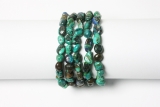 Azurite Nugget-Armband ca.6-8mm/19cm