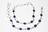 Lapis Armband Cab. 925erSilber