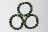Chrysocolla ball bracelet 10 mm