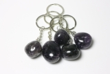 Set of 10 keychains amethyst