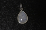 Regenb.Mondstein Anhänger Tropfen ca.15x25mm 925erSilber