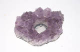 Amethyst-Teelichthalter Bras.