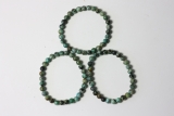 Chrysocolla bead bracelet 6 mm