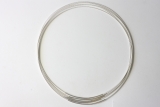 5St. Metallreif silberfarben ca.50cm