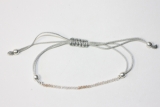 Imperial topaz pullstring bracelet fac. approx. 2mm/6+21cm