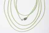 Peridot Kugelkette fac. ca.2mm/45cm