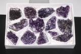 1 Medium-Karton Amethyst-Stufen Uruguay AA