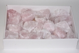 10kg-Krt. Rosenquarz roh Brasilien 0,3-0,6 kg/StÃ¼ck