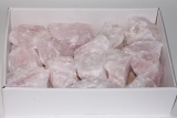13kg box Rose quartz rough Brazil 0.6-1,0 kg/piece