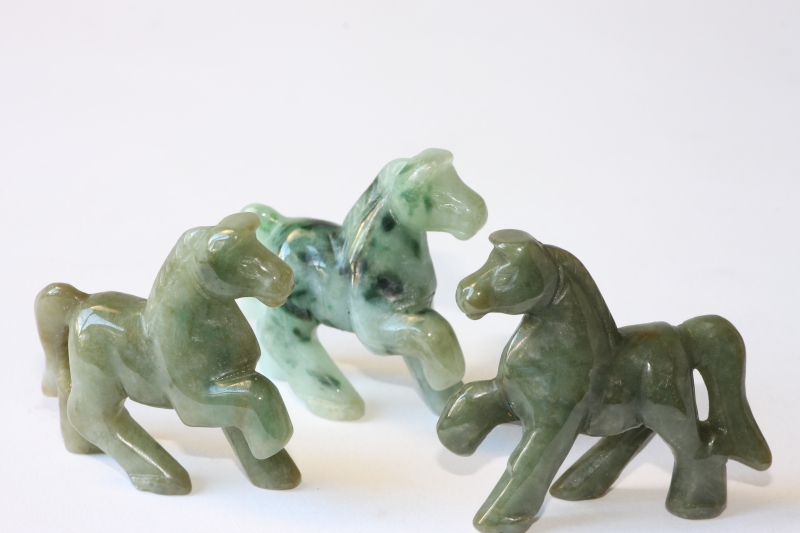 Horse approx.47x42mm Jadeite/Jade Burma