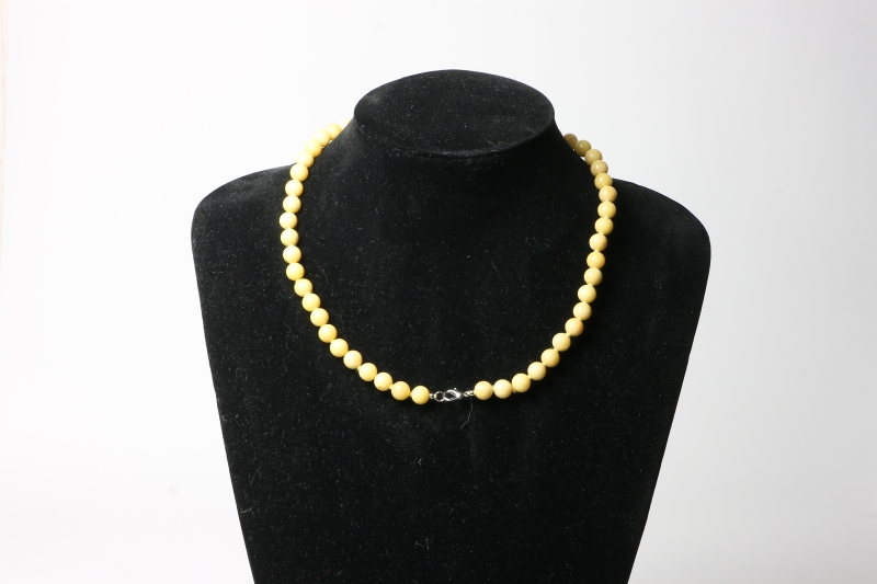 Ball chain 8mm/50cm aragonite yellow