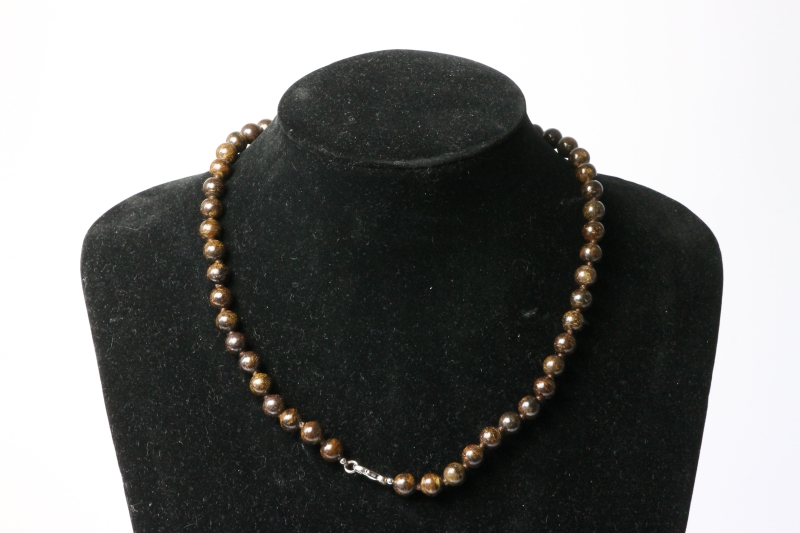 Ball chain 8mm/50cm bronzite