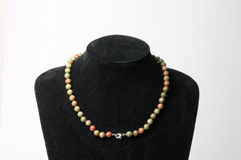 Ball chain 8mm/50cm unakite