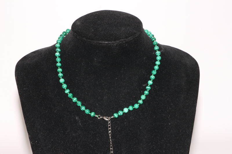 Ball chain 6mm/45cm malachite