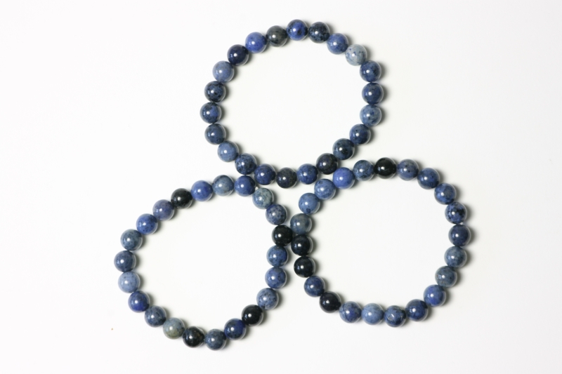 Dumortierite Ball Bracelet 8 mm