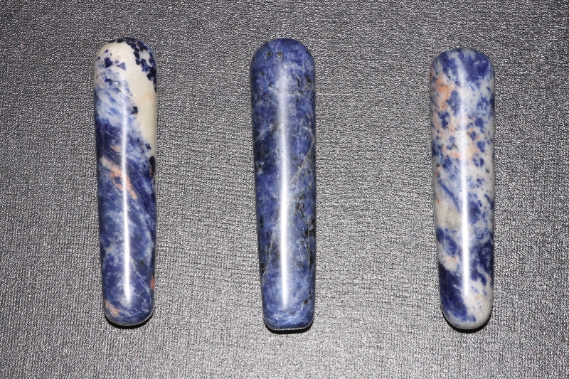 Massage rod sodalite round