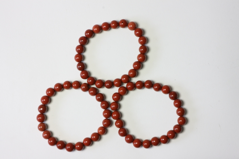 Red Jasper Ball Bracelet 8 mm