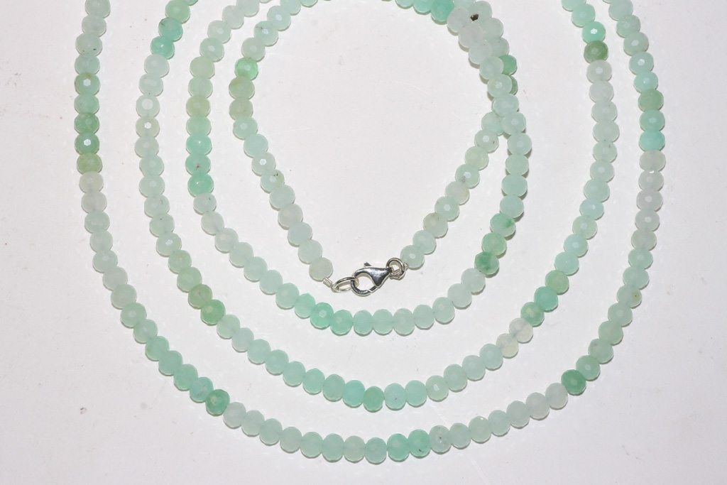 Chrysoprase ball chain fac. approx. 5.5mm/45cm