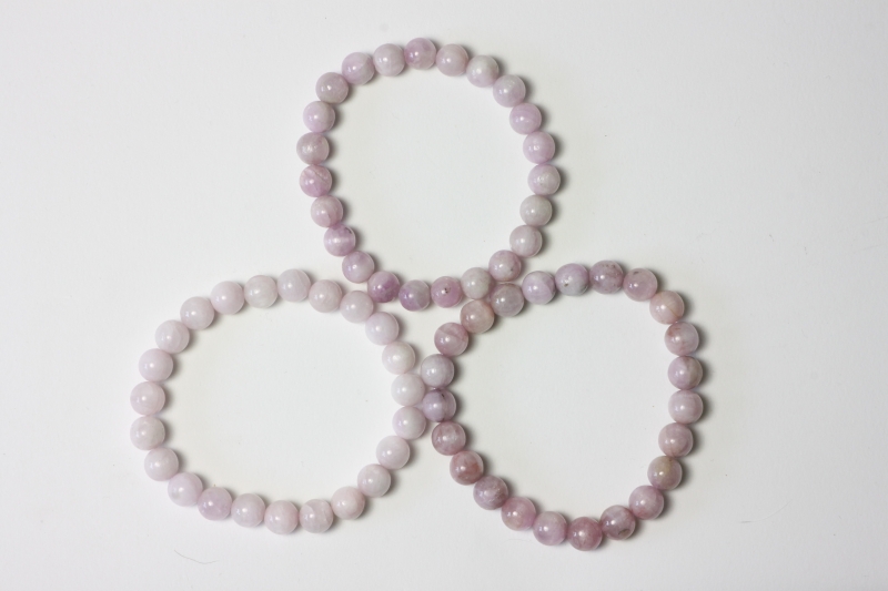 Kunzite Ball Bracelet 8 mm