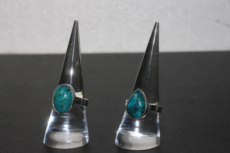 Chrysocolla Ring Cab. variable 925 silver